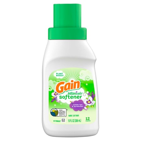 Gain Botanical Liquid Fabric Softerner White Tea Lavender, PK12 79625
